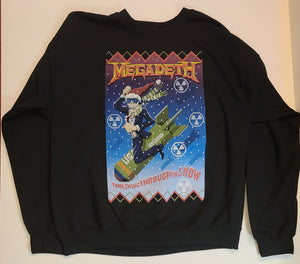 Megadeath Christmas Sweater Men's Large