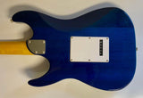 Bullfighter Strat Style HSS Electric Guitar Blue, Green Fade