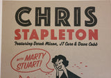 Chris Stapleton Poster June 16th 2018 Brandon, MS