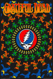 Grateful Dead, Stealy with Bears Black light Poster 24" x 36", New Sealed
