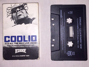 Coolio It's All The Way Live Single Vintage Cassette Tape Hip Hop 1996 Eddie