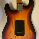 Derulo Dison Design Strat Style HSS Electric Guitar Classic Sunburst Ash Body