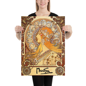 Mucha Art Nouveau 18" x 24" Poster