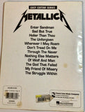 Metallica Black Album Easy Guitar Tablature and Sheet Music Book (Used)