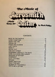 Vintage The Music of Aerosmith Guitar Book (Music Notation and Chords)