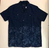 Low Key Blue Hawaiian Short Sleeve Shirt by Gap