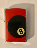 8 Ball Vintage Flip Top Refillable Lighter