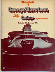 Vintage The Music of George Harrison Guitar Book (Music Notation and Chords)
