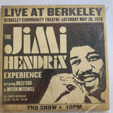 Jimi Hendrix Experience, Live at Berkeley  2 L(May 30th, 1970)P Vinyl Record NEW Sealed.